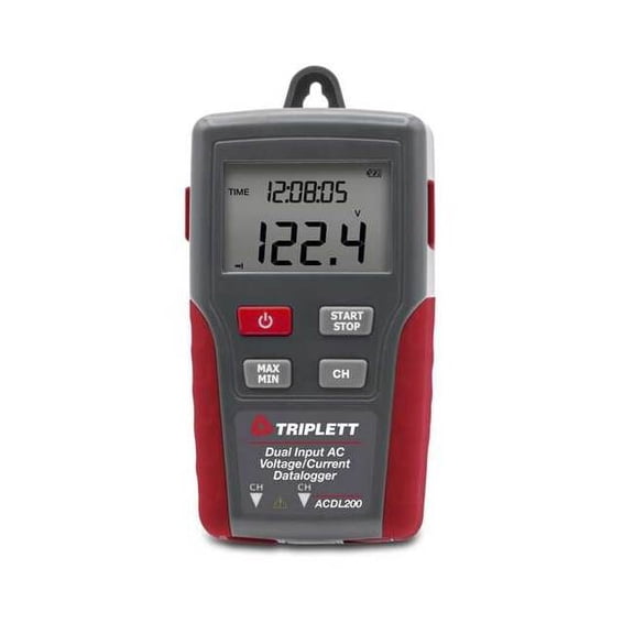 Triplett Dual TRMS Voltage and Current Datalogger ACDL200