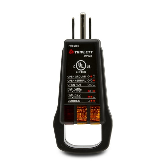 Triplett ET102, 120V Standard Circuit Tester "Circuit Tester"