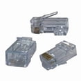 thumbnail image 1 of Triplett Modular Plug, RJ45 Connector Type, PK100, Color: Clear CAT5-HSPJAR, 1 of 1