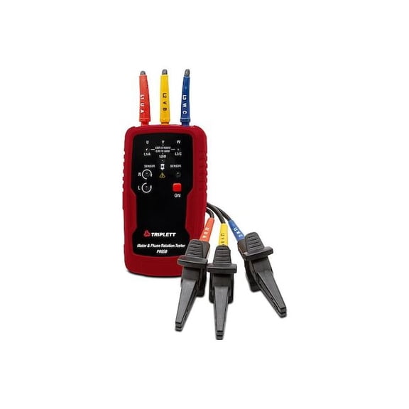 Triplett Phase and Motor Rotation Tester,Digital PR650