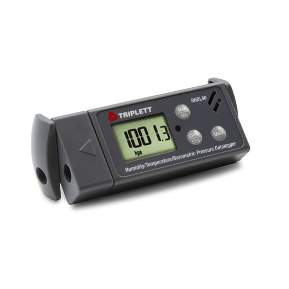 Triplett RHDL40 Temperature/Humidity/Barometric Pressure PDF Data Logger - Record 16,000 Readings Each