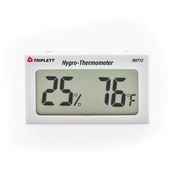 Triplett RHT12 Mini Digital Indoor Hygro-Thermometer with Dual Display Humidity and Temperature J101