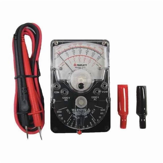 Triplett Analog Multimeter, 1,200 V, 20 megaohm 3018