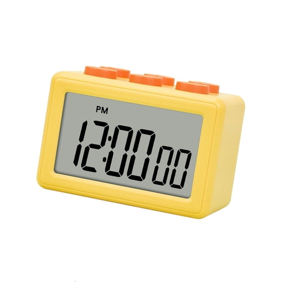 Triplicate Function Digital Clock Alarm Clock Compact ABS Substance High Accuracy Timing Ideal For Cooking Workouts Study