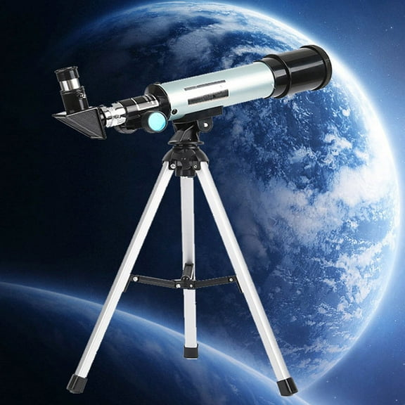 Tripod Astronomical Telescope 360mm Focal Length, High Power 90x Magnification, Refractor Telescope for Stargazing