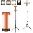 thumbnail image 1 of BN-LINK Rechargeable Camping Lights with 8 Light Modes, Foldable Work Light with Stand & 3 Heads & Magnetic Base, Waterproof Camping Lantern for Hiking, Camping, Emergency Use, 1 of 8