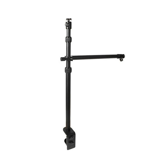 Tripod Clamp Desk Mount Light Stand with 1/4" Screw Table Telescopic Adjustable Table Top Bracket Stand DSLR Camera