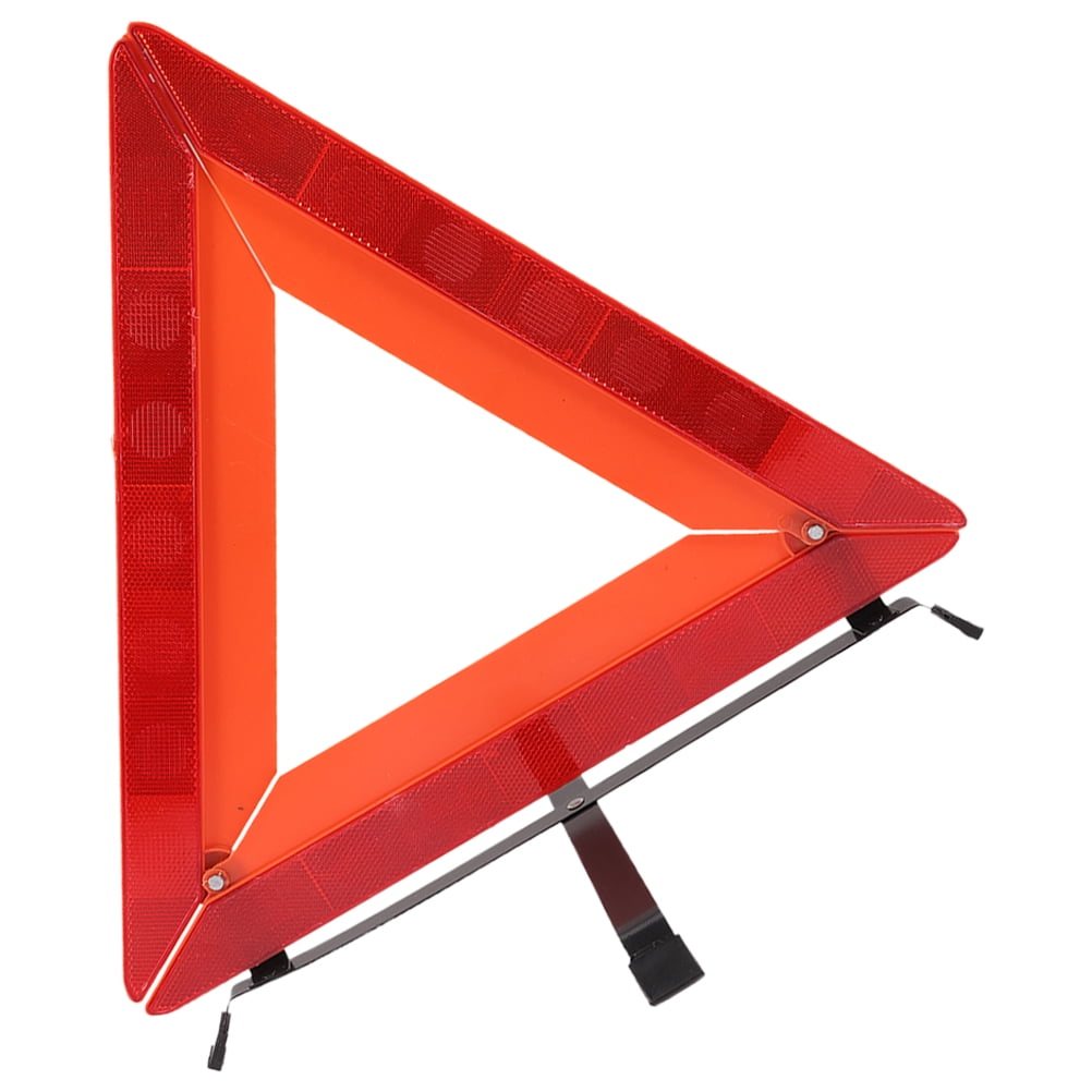 Tripod Emergency Triangle Roadside Reflective Triangles Cars Folding