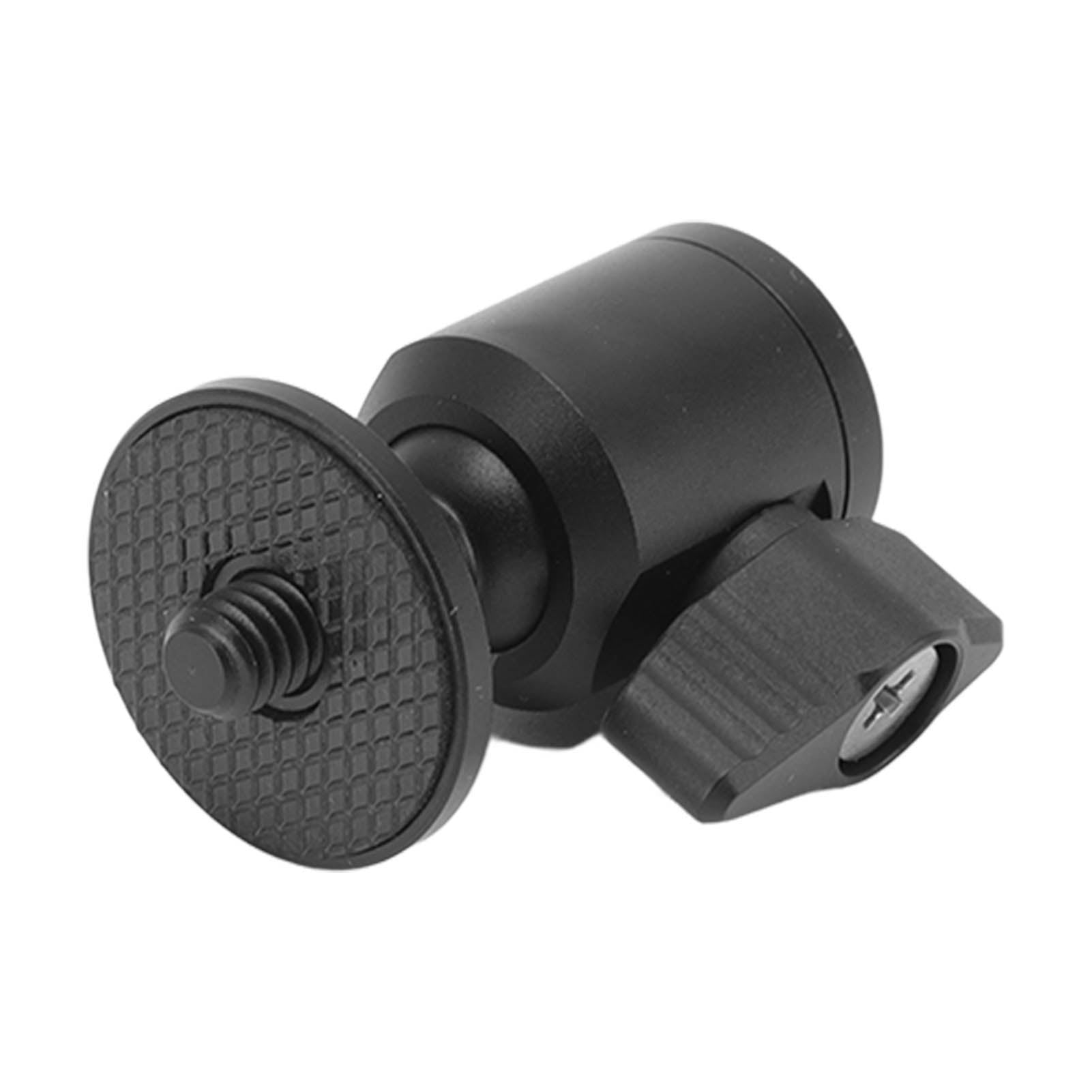 Tripod Head, 1/4 Inch Male Screw Camera Mount Adapter, Multifunctional