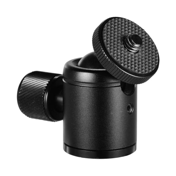 Tripod Head,Screw Mobile Camera Head Alloy With Head Adapter Ball Inch Screw Ball Head Alloy With 1/4 Inch Led Screw And 3/8 L-ed And 3/8 Inch Metal Head Adapter Ainn Buzhi