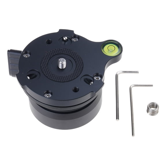 Tripod Leveling Base Leveler Adjusting Plate for for DSLR Camera Tripods and Monopods