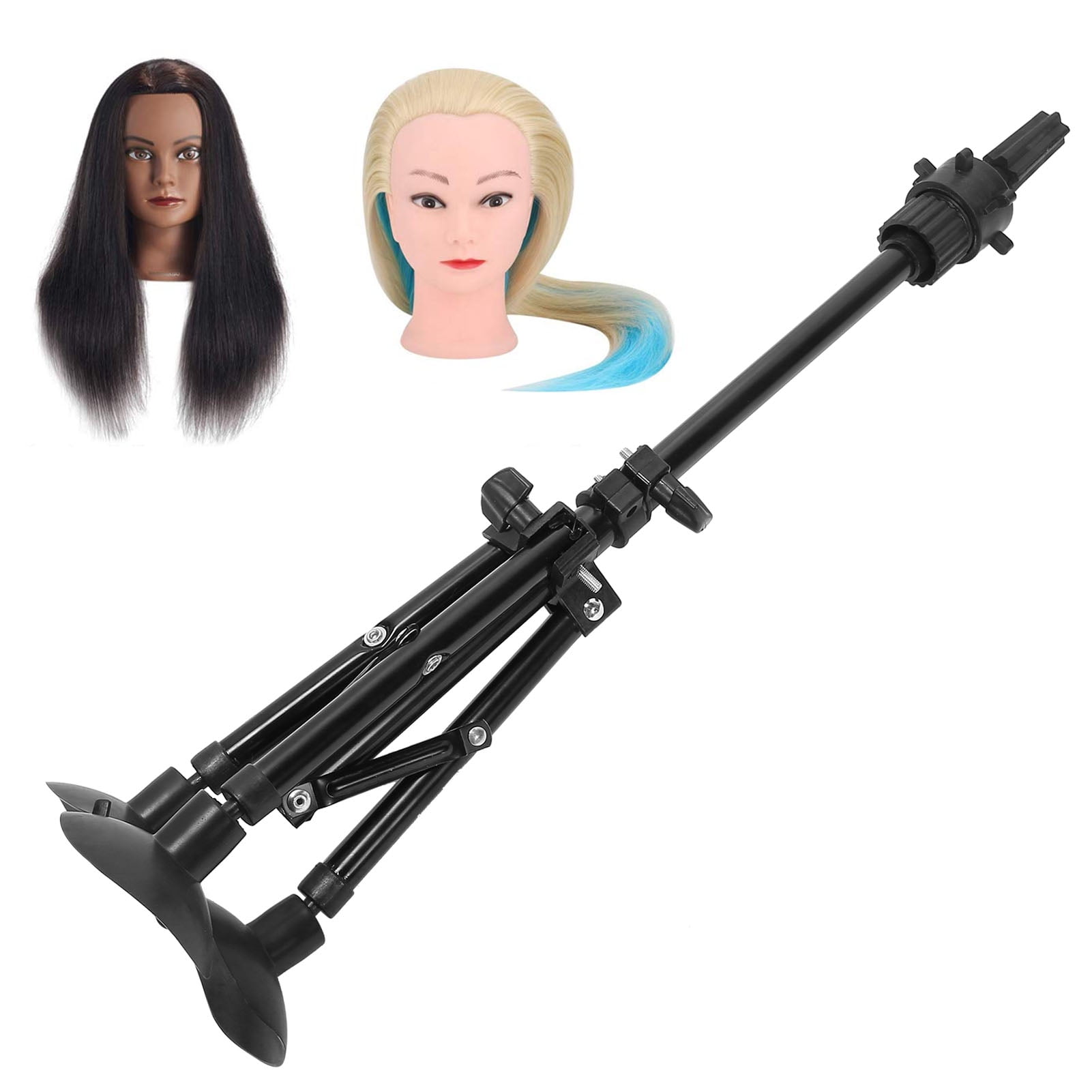 Tripod Mannequin Head Stand, Head Stand Tripod, Metal Model Stand Hairdressing Training Head