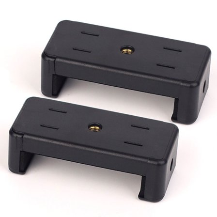 Tripod Mount Smartphone Holder Clip Standard 1/4 Screw Ball Head Camera Bracket 2Pcs Clips