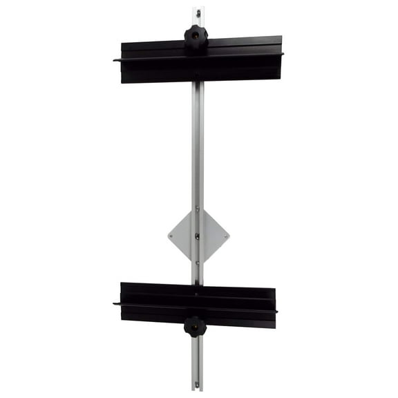 Tripod Panel Holder - Aluminum Easel Mount for Painting - Lightweight & Adjustable - Studio & Plein Air Use - Fits 20" Canvas - Black/Silver