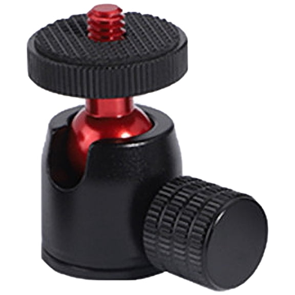 Tripod Round Head 360 Panoramic Metal Quick Release Plate 1/4" Screw Thread