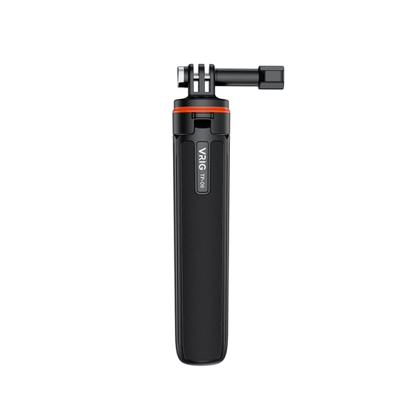 Tripod Selfie Stick for Action Camera - Bigcan Extendable Aluminum Vlog Monopod with Anti-Slip Grip, Compact Travel Tripod Mount for GoPro Insta360 Osmo