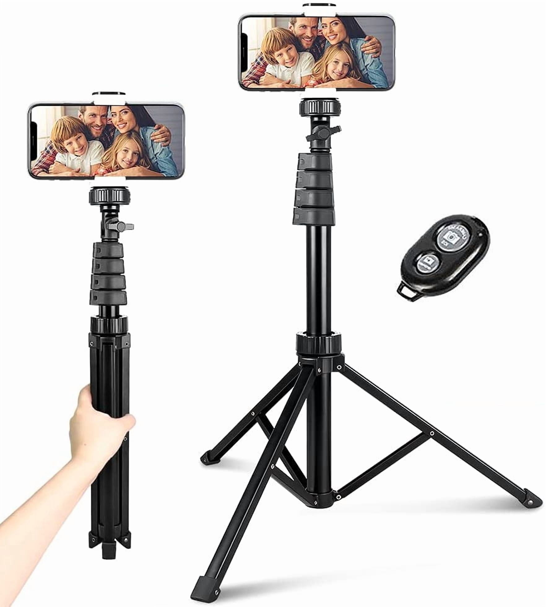 Tripod Selfie Stick Wireless for Samsung Galaxy A05/A13 5G/A14 5G/A23 5G/A33 5G/A53 5G/A73 5G - Monopod Remote Shutter Built-in Self-Portrait Extendable Stand