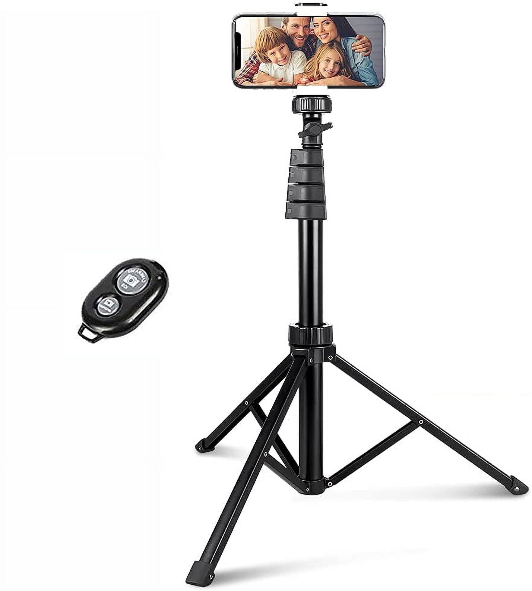 Tripod Selfie Stick Wireless for T-Mobile REVVL 6 5G/6x 5G/Pro 5G - Monopod Remote Shutter Built-in Self-Portrait Extendable Stand
