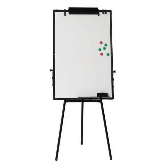 Tripod Writing Board Magnetic Whiteboard Easel Black Adjustable Height