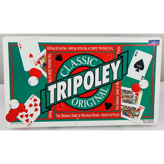 Tripoley Classic Game - 1995 - Cadaco - Great Condition