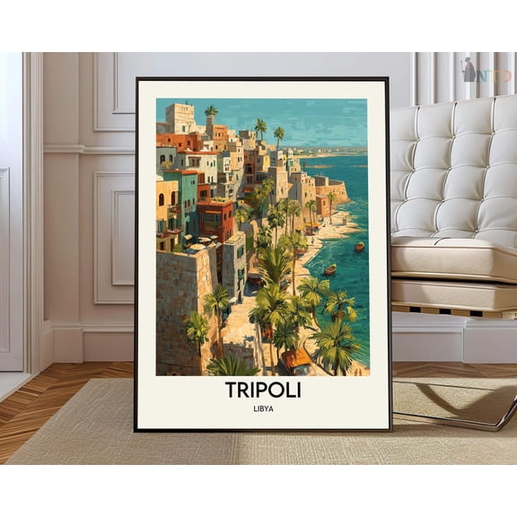 Tripoli Libya Cityscape Wall Art Travel Decor Photo Print Unframed Paper Print