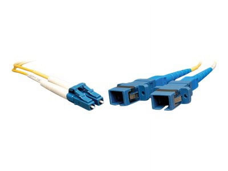Tripp Lite 0.3M Duplex Multimode Fiber Optic 8.3/125 Adapter LC/SC M/F 1ft 1' 0.3 Meter