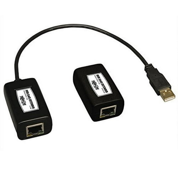 Tripp Lite 1-Port USB over Cat5 / Cat6 Extender, Transmitter and Receiver, up to 150-ft.(B202-150)