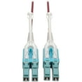 thumbnail image 1 of Tripp Lite 10 Gb Duplex Multimode 50/125 OM4 LSZH Fiber Patch Cable (LC/LC), Push/Pull Tabs, Magenta, 10 m (33 ft.), 1 of 5