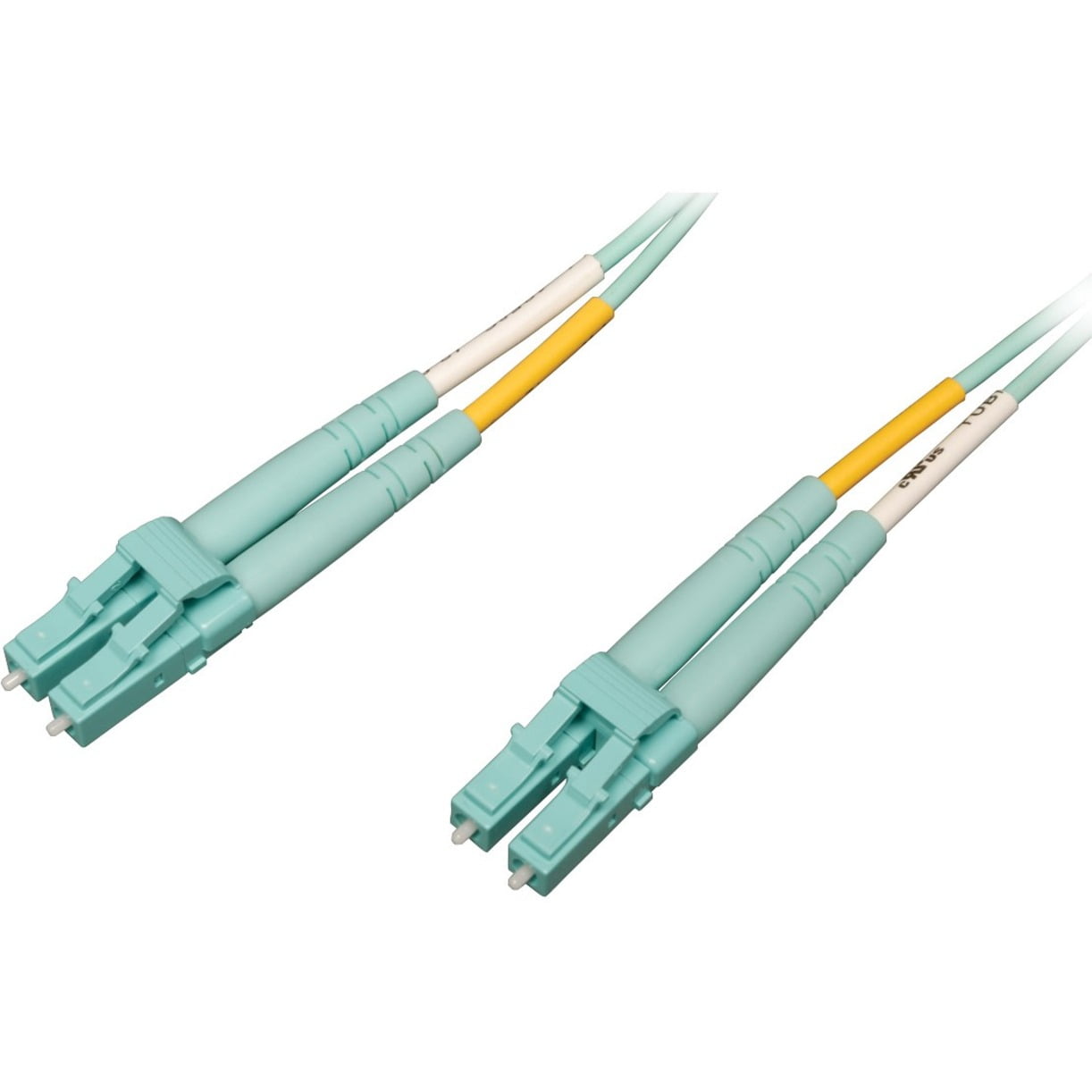 Tripp Lite 10Gb/100Gb Duplex Multimode LC/LC OM4 Aqua Fiber Patch Cable 20M, Aqua Jacket