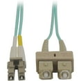 thumbnail image 1 of Tripp Lite 10Gb Duplex Multimode 50/125 OM3 LSZH Fiber Patch Cable (LC/SC) Aqua, 5M (16-ft.)(N816-05M), 1 of 2