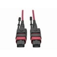 thumbnail image 1 of Tripp Lite 10M 40/100GbE MTP/MPO OM4 Plenum-Rated Multimode Patch Cable, Magenta, 1 of 5
