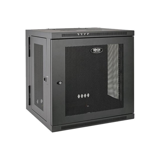Tripp Lite 10U Wall-Mount Rack Enclosure Cabinet, Hinged Back, Low ...