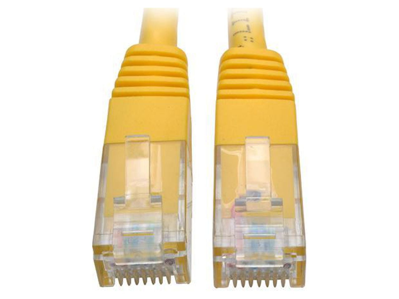 Tripp Lite 10ft Cat6 Gigabit Molded Patch Cable (RJ45 M/M), Yellow