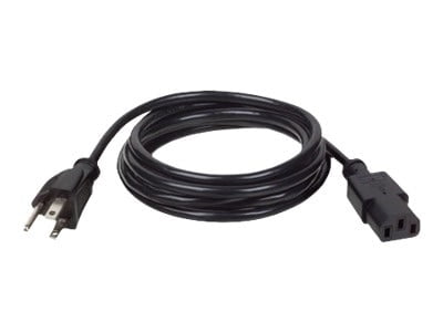Tripp Lite 10ft Computer Power Cord Cable 5-15P to C13 10A 18AWG 10 ...