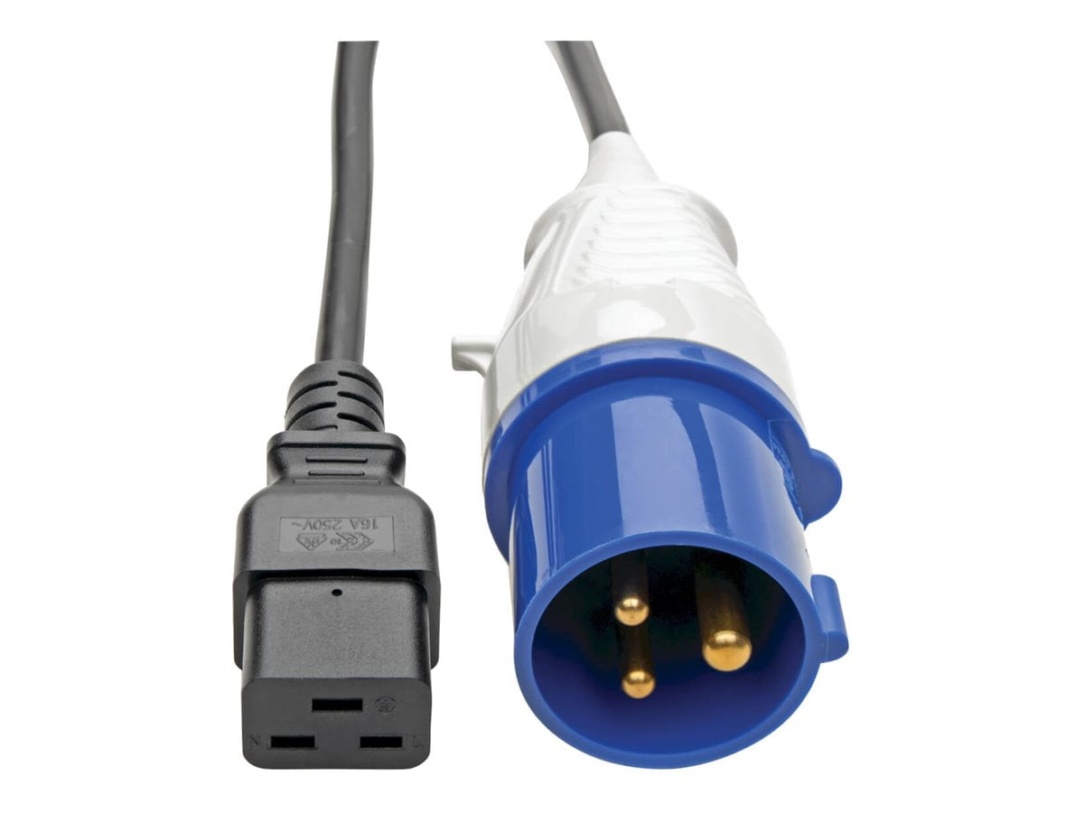 Tripp Lite 10ft Heavy Duty Power Cord 16A (IEC309 to C19)