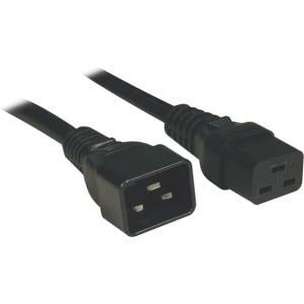 KABLENATION Color C14 To C15 Power Extension Cable – 14AWG, 2-10FT – Red, Blue, Green – Server/Network
