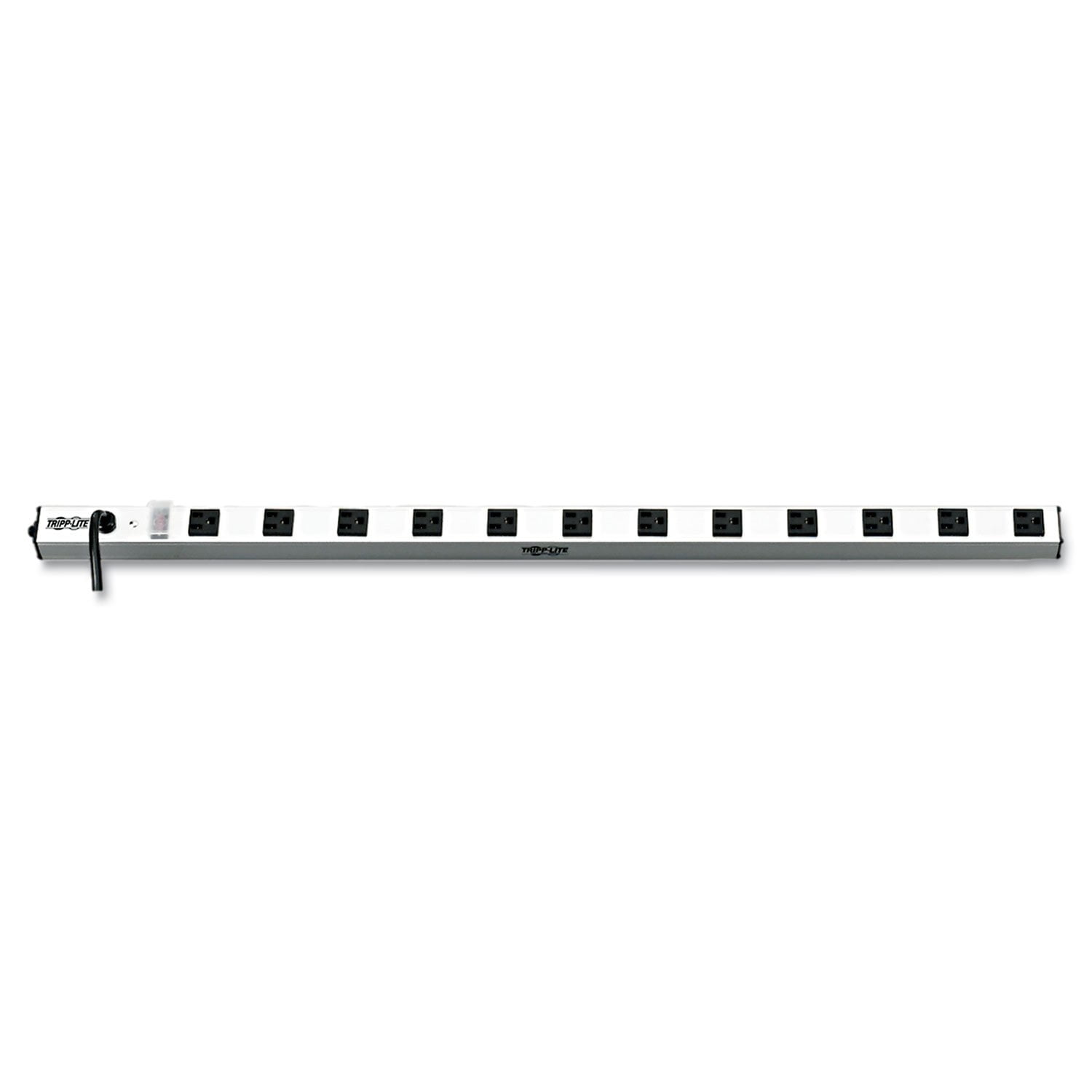 Tripp Lite 12 Outlet Bench & Cabinet Power Strip, 36 in. Length, 15ft Cord with 5-15P Plug (PS3612),Black CA2
