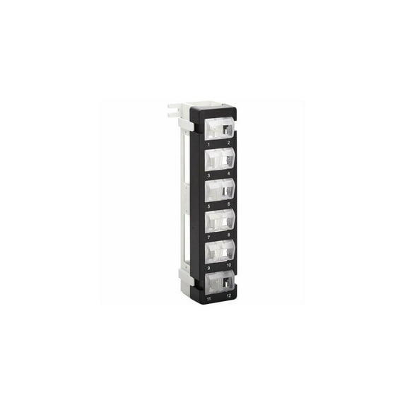 Tripp Lite by Eaton 12-Port Wall-Mount Patch Panel for UTP Keystone Jacks Rotatable Modules TAA N062012KJWM