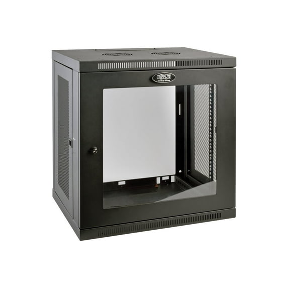 Tripp Lite 12U Wall Mount Rack Enclosure Server Cabinet w/ Glass Front Door