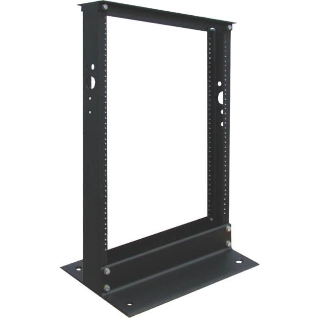 Tripp Lite 13U 2-Post Open Frame Rack Server Cabinet - Threaded Holes - Black