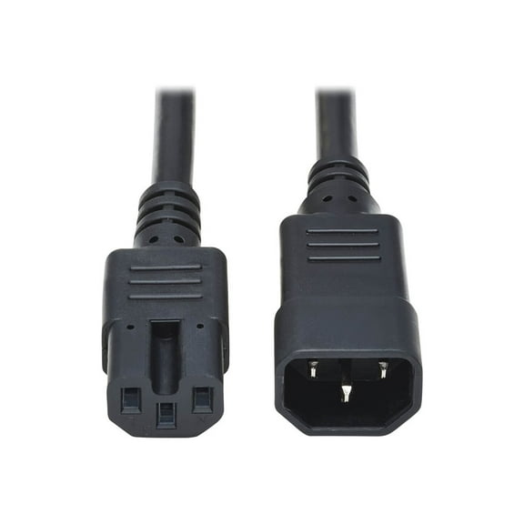 Tripp Lite 2ft Heavy-Duty Computer Power Cord (IEC-320-C14 to IEC-320-C15)