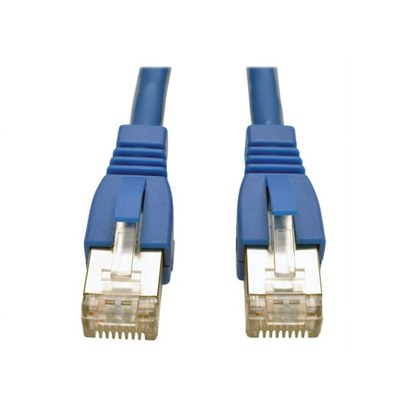 Tripp Lite 14ft Augmented Cat6a Shielded Snagless 10G Certified Blue Patch Cable