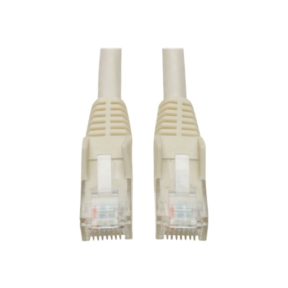 Tripp Lite Cat.6 Utp Patch Cable - 1 X Rj-45 Male - 1 X Rj-45 Male - 14ft - White (n201014wh)