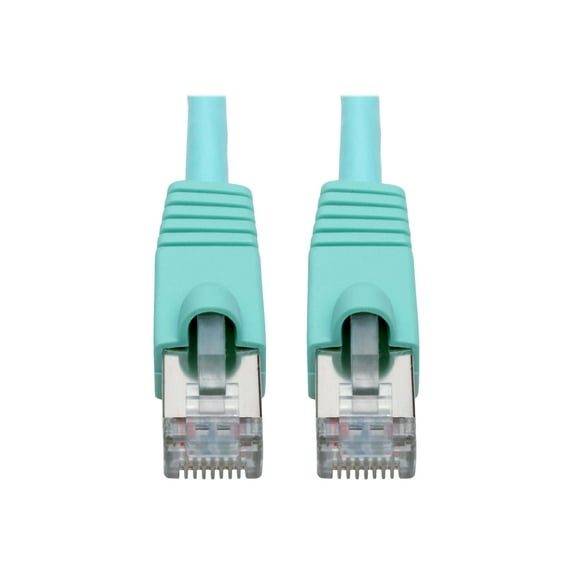 Tripp Lite 14ft RJ45 M/M Cat6a Snagless Shielded STP Patch Cable Aqua N262014AQ
