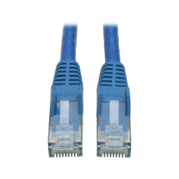 Tripp Lite 15 ft. Cat6 Gigabit Snagless Molded Patch Cable (RJ45 M/M), Blue