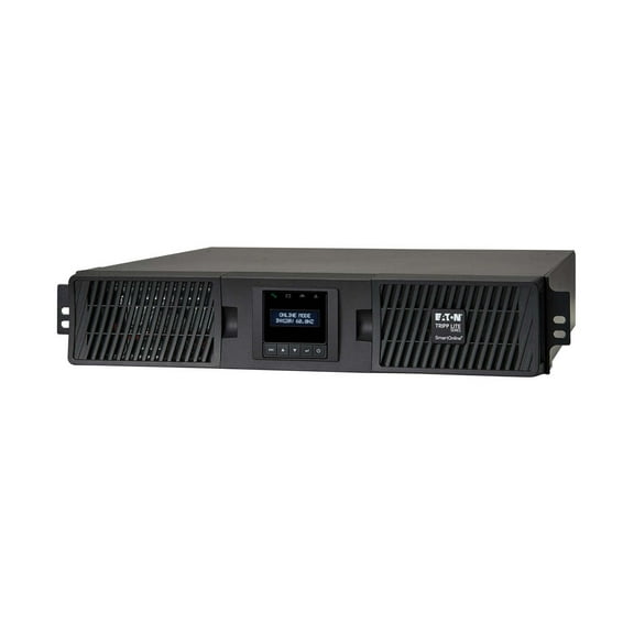 Tripp Lite 1500VA Smart Online UPS Battery Backup, 1300W Double Conversion, 2U Rackmount, LCD, USB, DB9, Extended Run Option (SU1500RTXLCD2U)