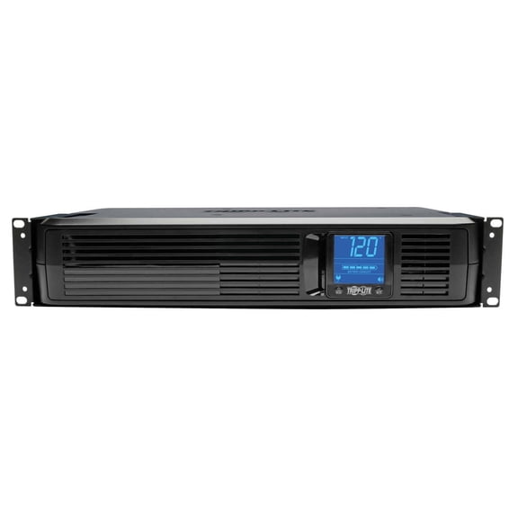 Tripp Lite 1500VA Smart UPS Battery Backup, AVR, LCD, Line Interactive, Rack/Tower, 8 Outlets, 120V, USB, DB9 (SMART1500LCD)