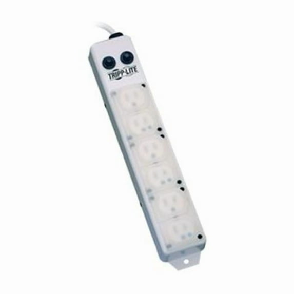 Tripp Lite 15A 7 ft. Patient-Care Vicinity Medical Hospital Grade 6 Outlet Power Strip