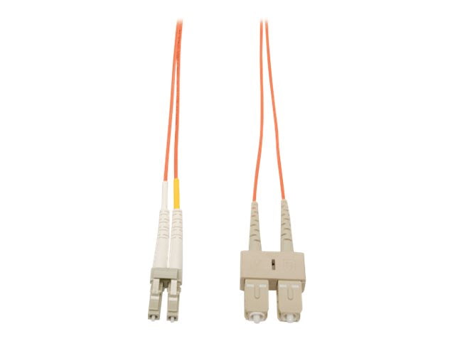 Tripp Lite 15M (50ft) Duplex Multimode 62.5/125 Fiber Patch Cable (LC/SC)