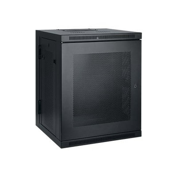 Tripp Lite by Eaton 15U Wall-Mount Rack Enclosure Cabinet, 20.5" Depth, Hinged, Locking, Black